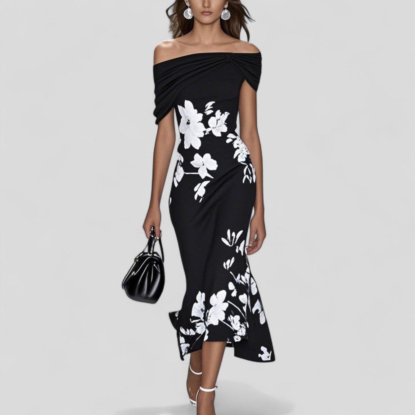 ISABRUNEL | Elegante vestido midi