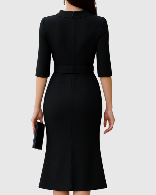 BLYTHEWYN | Vestido midi clásico