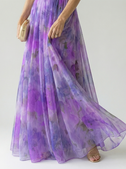 IRENA | Vestido largo cruzado