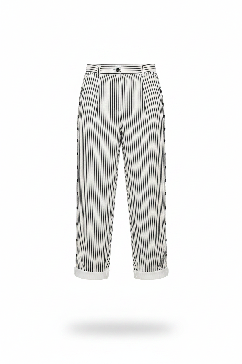 CAITLIN | Pantalón elegante a rayas