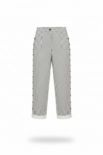 CAITLIN | Pantalón elegante a rayas