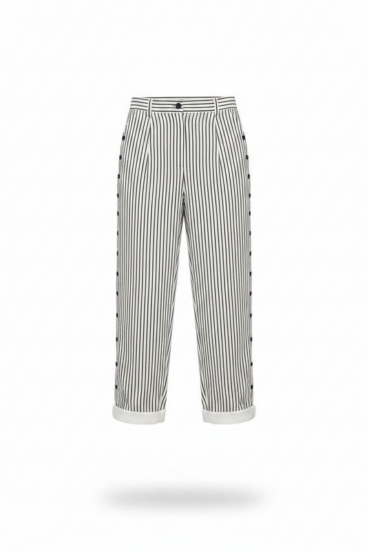 CAITLIN | Pantalón elegante a rayas