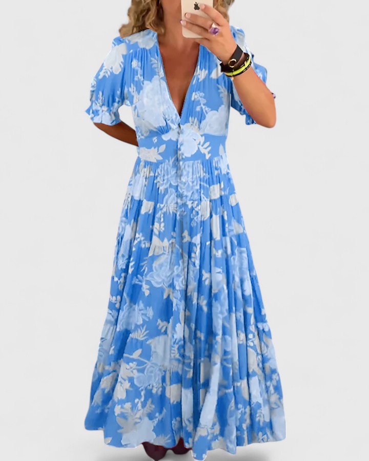MINELDA | Elegante vestido floral