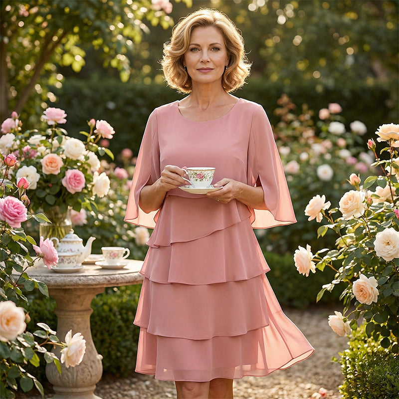 VESTIDO AURORA ROSÉ | Vera Montiel