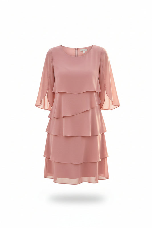 VESTIDO AURORA ROSÉ | Vera Montiel