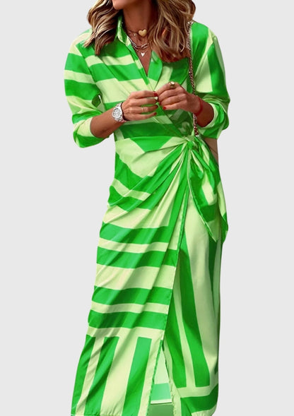 EVERLY | Elegante vestido con estampado