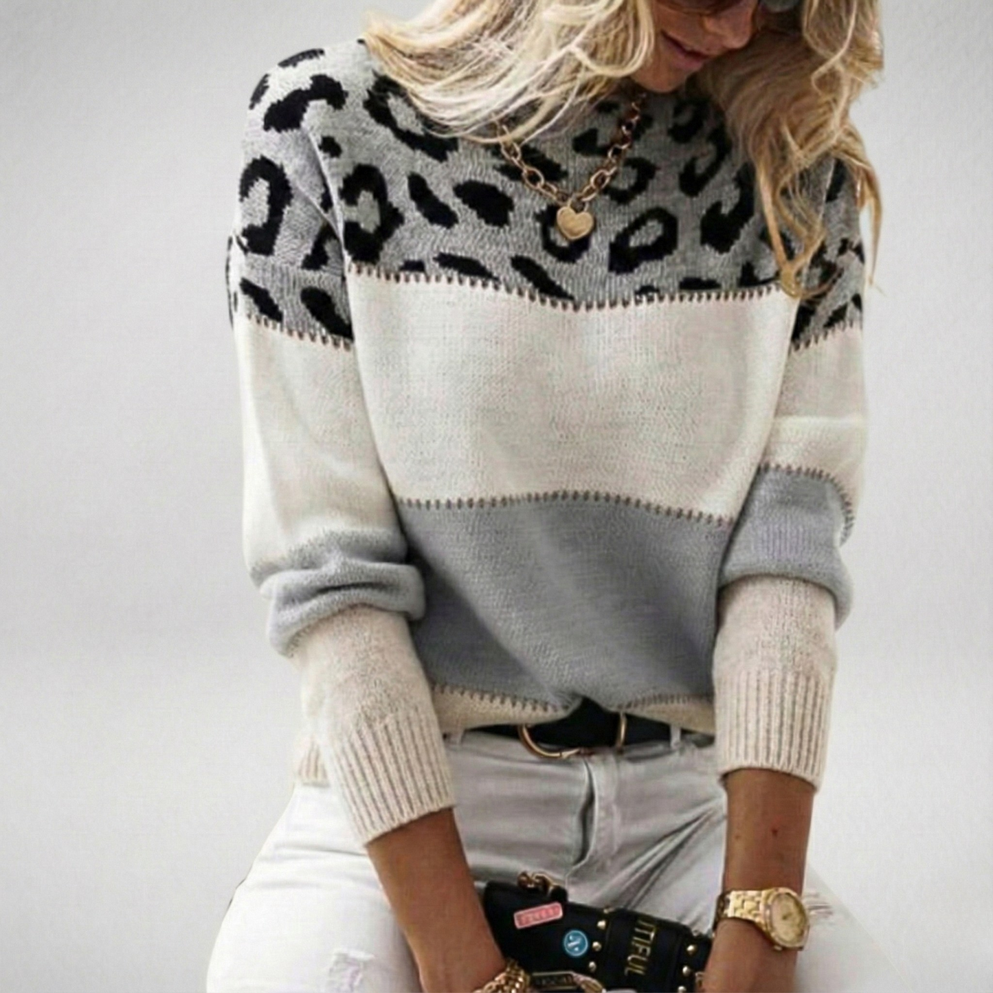 Alba | Jersey Leopardo Elegante
