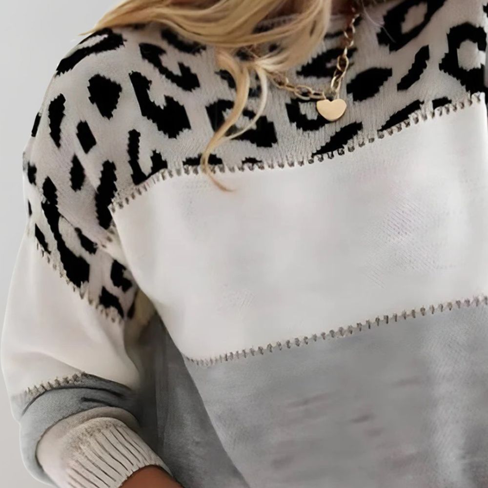 Alba | Jersey Leopardo Elegante