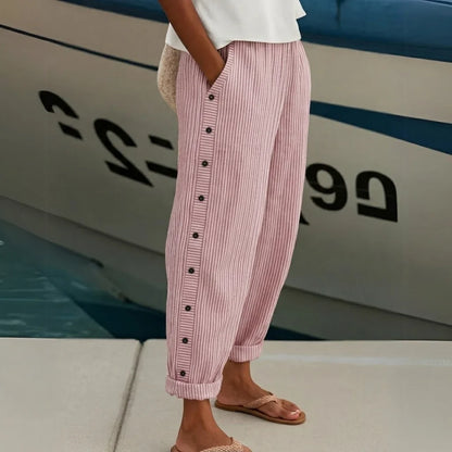 CAITLIN | Pantalón elegante a rayas