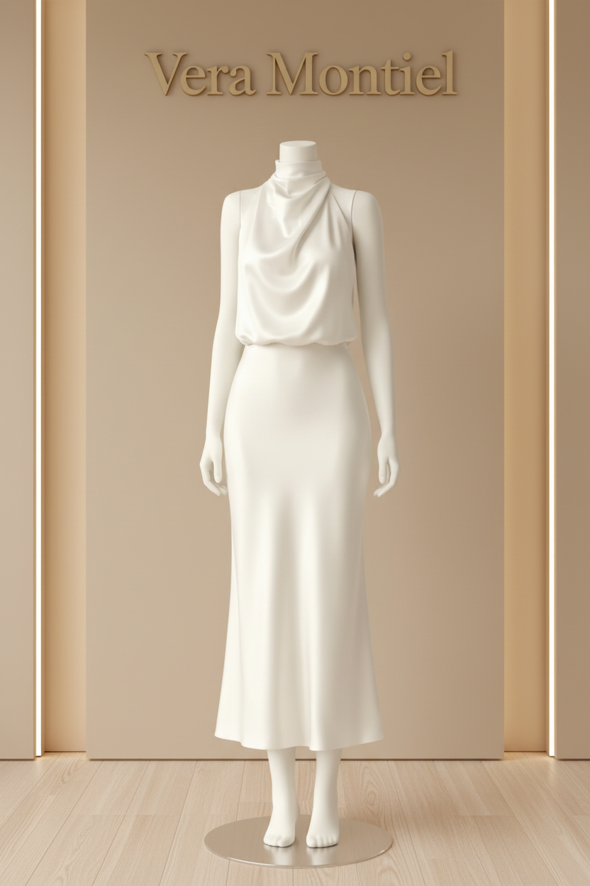 VESTIDO HALTER | Vera Montiel