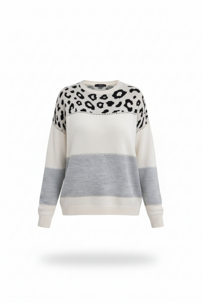 Alba | Jersey Leopardo Elegante