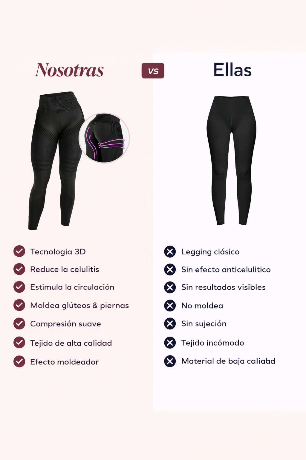 LEGGING DRAINANTE 3D | Vera Montiel
