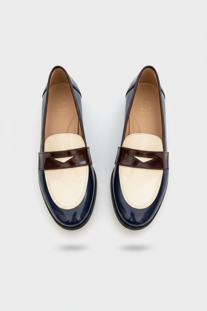 CLAUDIA™ | Mocasines de contraste