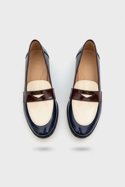 CLAUDIA™ | Mocasines de contraste