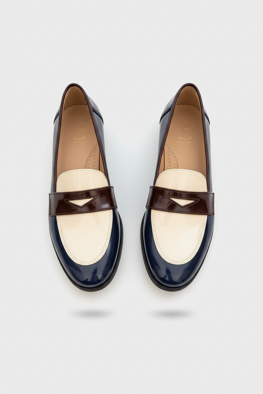 CLAUDIA™ | Mocasines de contraste