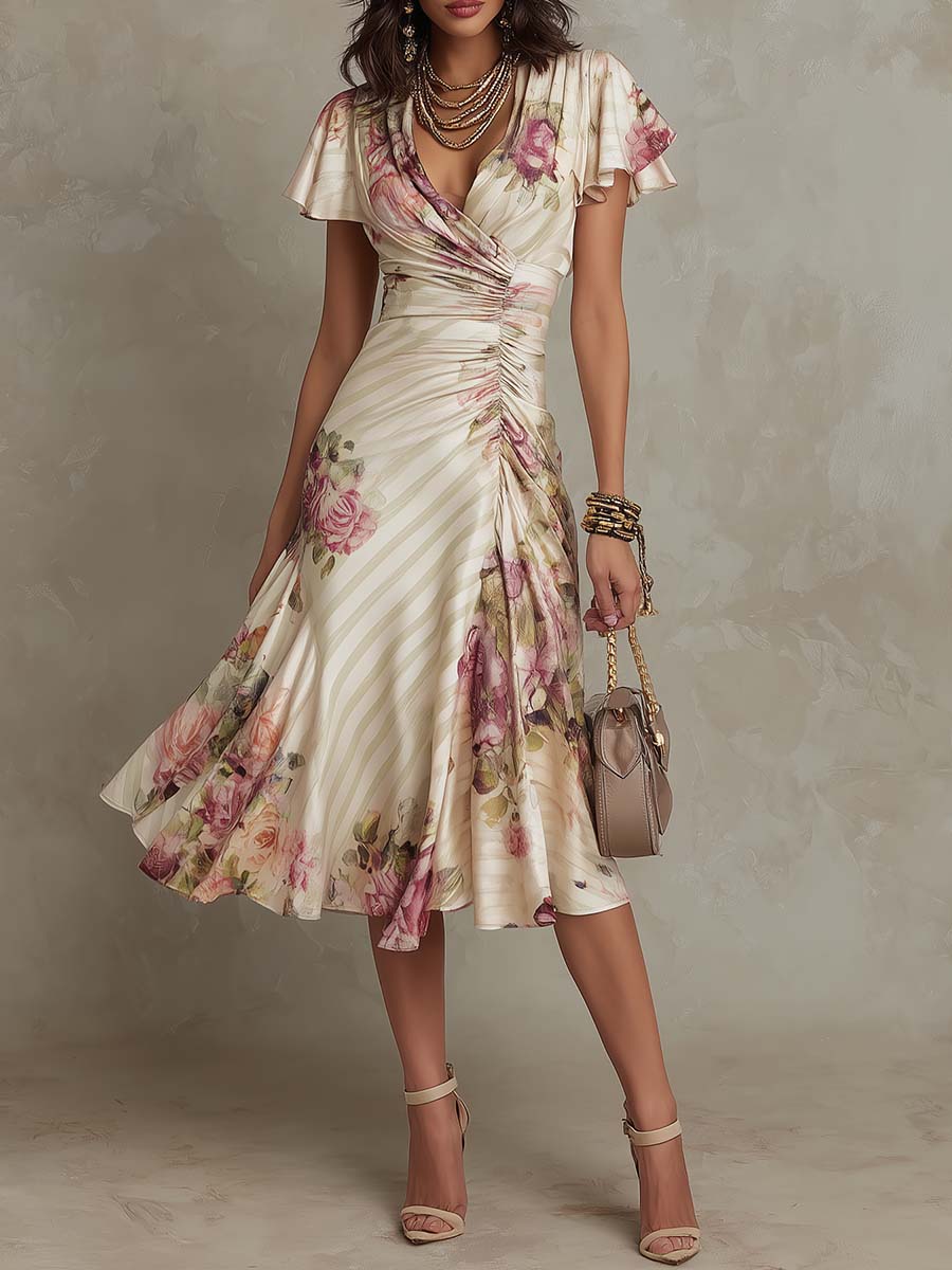 MARGARET | Vestido midi vintage