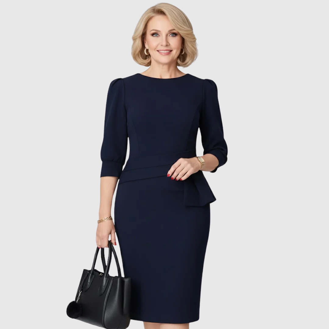 CLAUDINE BLOOM | Vestido midi con volantes