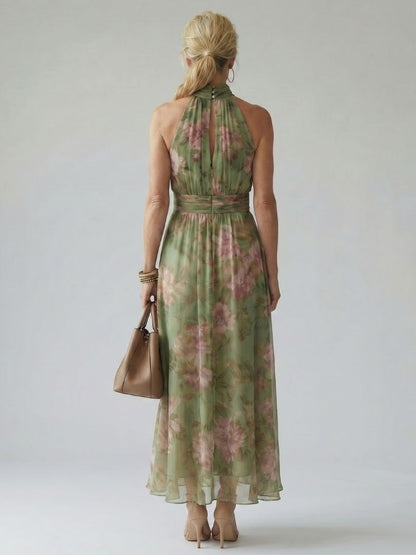 MIRELLE | Vestido con cuello halter