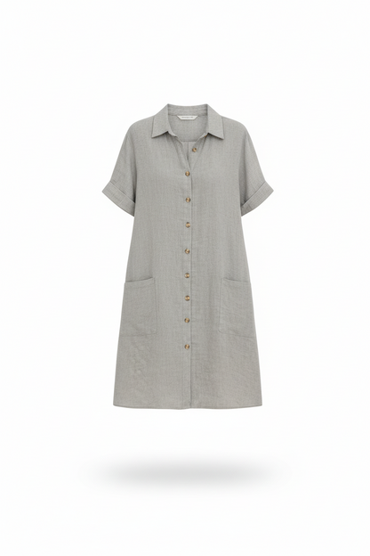 MILA | Vestido camisero informal