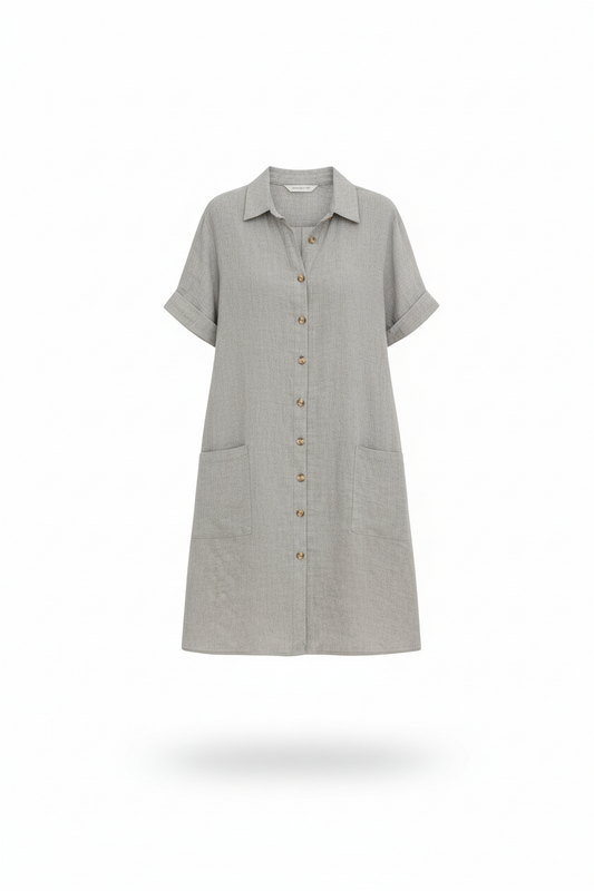 MILA | Vestido camisero informal