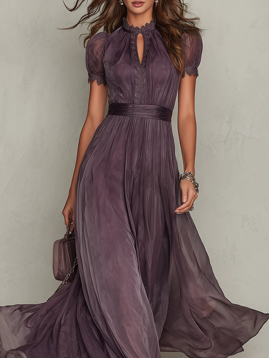 Marie • Vestido largo morado