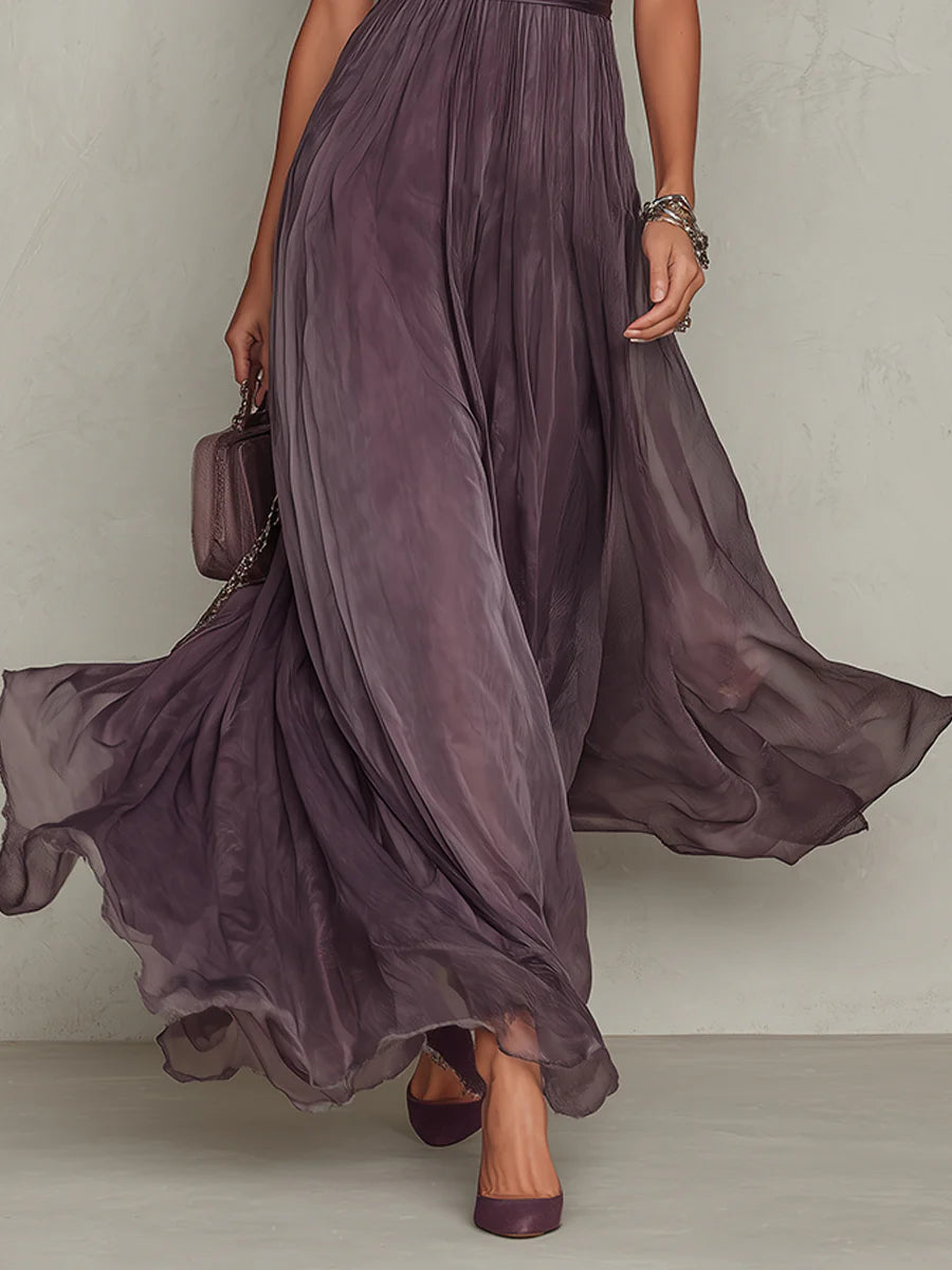 Marie • Vestido largo morado