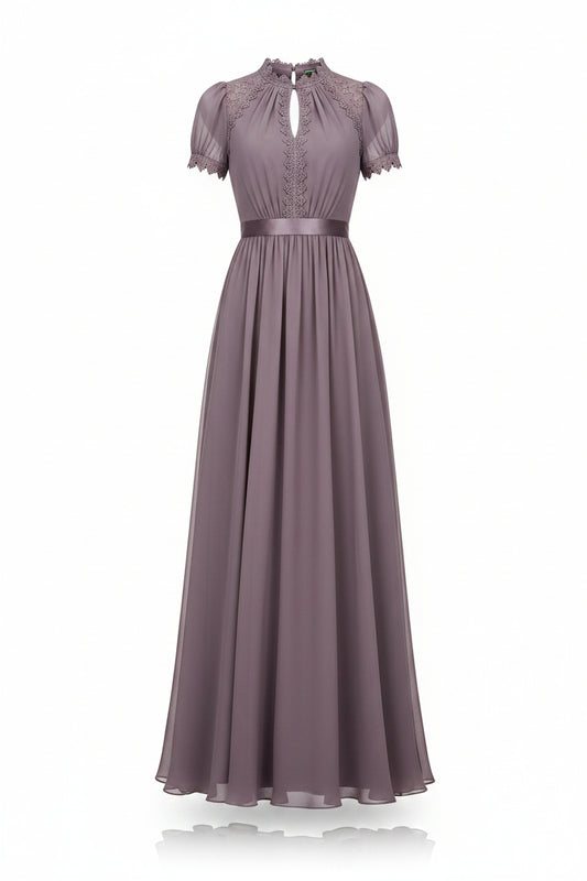 Marie • Vestido largo morado